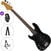 4-strenget basguitar SX SPJ62 LH SET Black 4-strenget basguitar