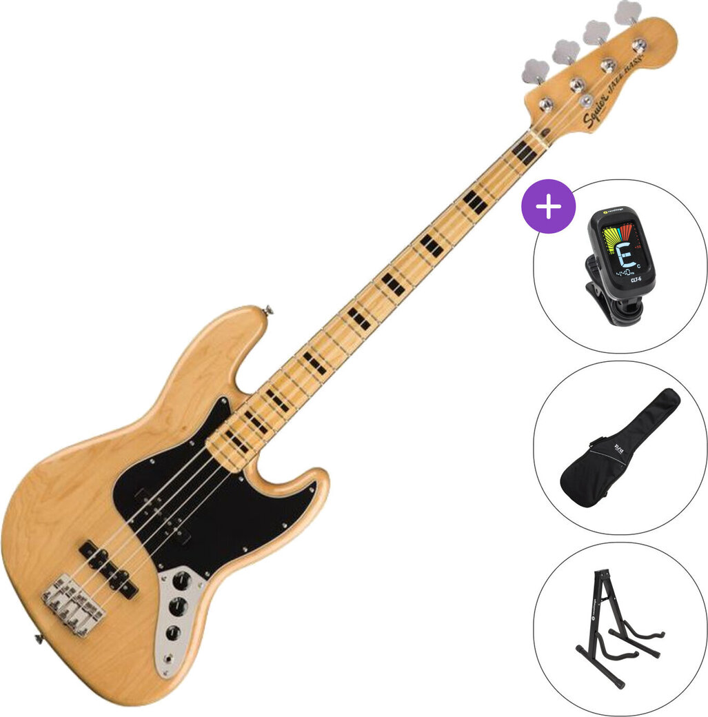 Fender Squier Classic Vibe '70s Jazz Bass MN SET Natural Bas