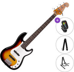 5-keelne basskitarr SX SPB62+/5 SET 3-Tone Sunburst 5-keelne basskitarr