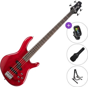 Električna bas gitara Cort Action Bass Plus SET Trans Red Električna bas gitara - 1