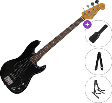 Elektrische basgitaar SX SPJ62+ SET Black Elektrische basgitaar - 1