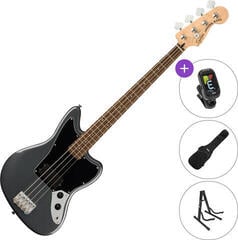 E-Bass Fender Squier Affinity Series Jaguar Bass SET Charcoal Frost Metallic E-Bass