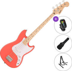 E-Bass Fender Squier Sonic Bronco Bass LRL SET Tahitian Coral E-Bass