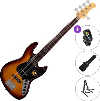 5-string Bassguitar Sire Marcus Miller V3-5 SET Tobacco Sunburst 5-string Bassguitar - 1