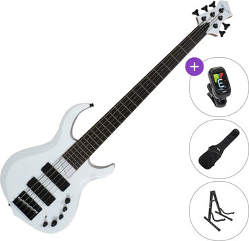 5-струнна бас китара Sire Marcus Miller M2-5 2nd Gen SET White Pearl 5-струнна бас китара - 1