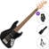 Fender Squier Affinity Series Jazz Bass VI LRL SET Black Metallic 6-kielinen bassokitara