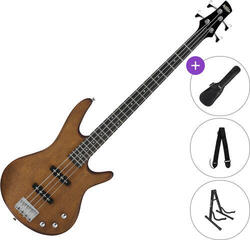 4-string Bassguitar Ibanez GSR180-LBF SET Transparent Light Brown Flat 4-string Bassguitar