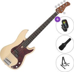 5-strunná baskytara Sire Marcus Miller P5R Alder-5 SET Vintage White 5-strunná baskytara