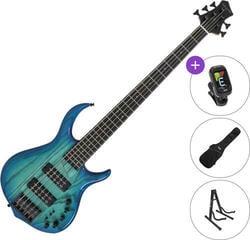 5-strunná baskytara Sire Marcus Miller M5 Swamp Ash-5 2nd Gen SET Transparent Blue 5-strunná baskytara