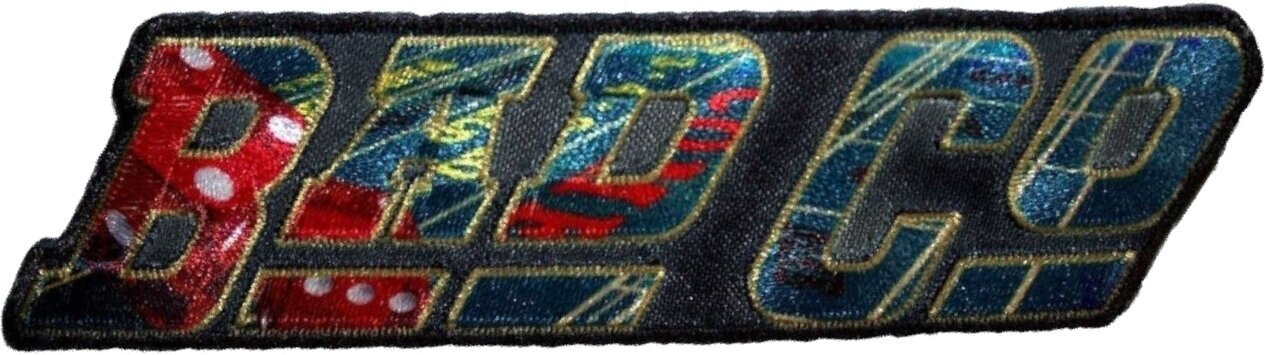 Naszywka / Odznaka Bad Company Dice In Logo Naszywka do prasowania