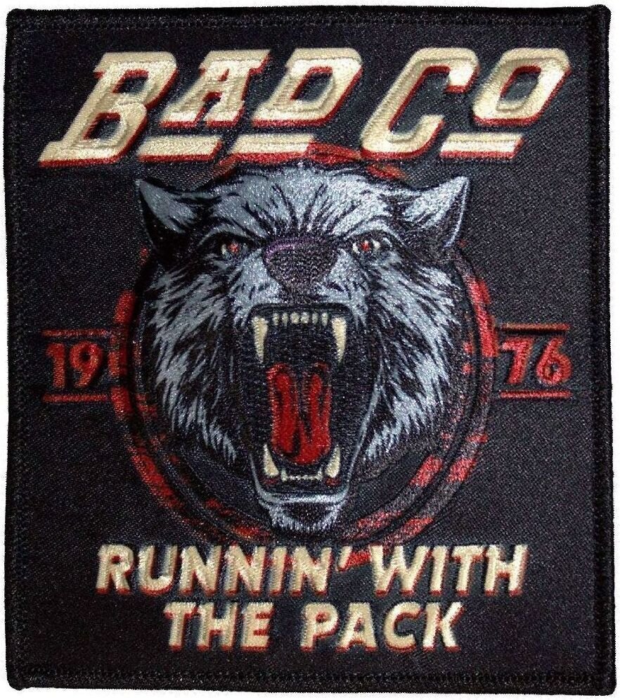 Patch / Badge Bad Company Runnin' With The Pack Iron-On Patch