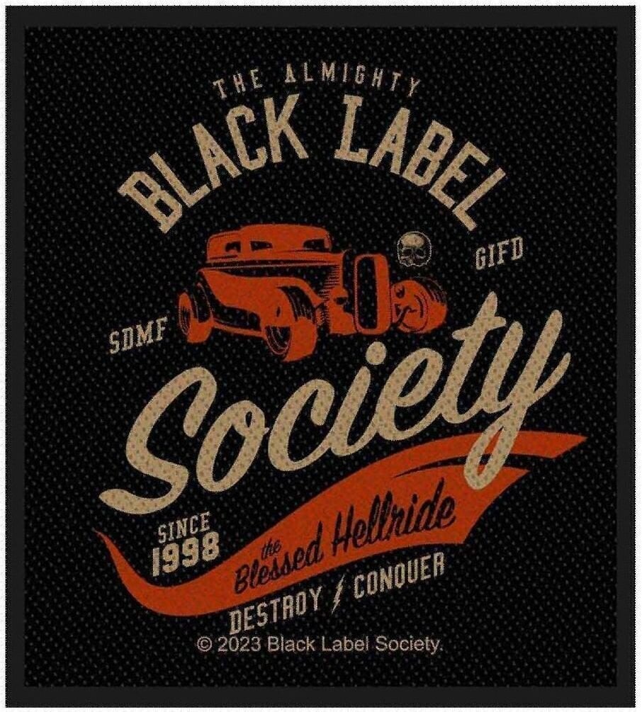 Oznaka / značka Black Label Society The Blessed Hellride Zakrpa za šivanje