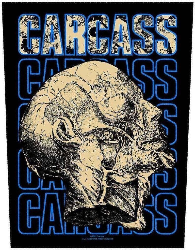 Закрпа / Значка Carcass Necro Head Закрпа за шивање