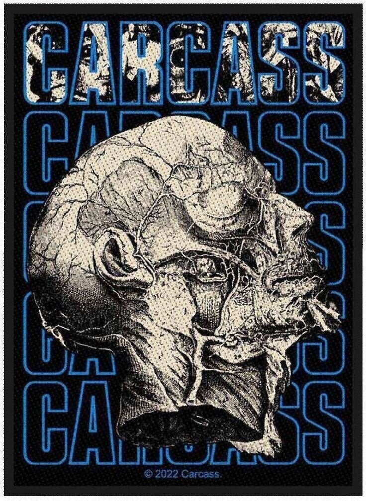 Закрпа / Значка Carcass Necro Head Закрпа за шивање