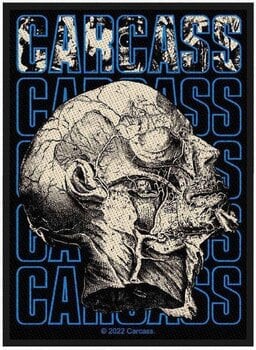 Закрпа / Значка Carcass Necro Head Закрпа за шивање - 1