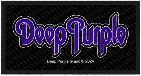 Кръпка / значка Deep Purple Logo Кръпка за пришиване - 1