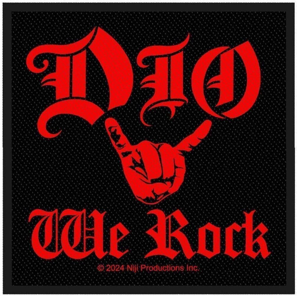 Patch / merkki Dio We Rock Sew-On Patch