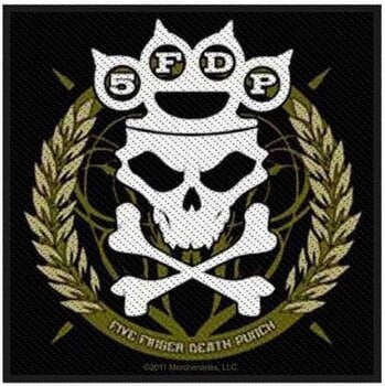Patch / Jelvény Five Finger Death Punch Knuckles Crown Felvarrható tapasz - 1