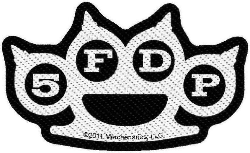 Patch / Jelvény Five Finger Death Punch Knuckles Cut-Out Felvarrható tapasz