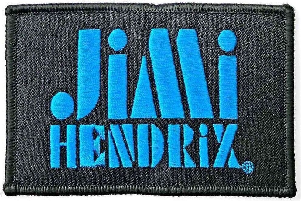 Parche / Insignia Jimi Hendrix Stencil Logo Parche termoadhesivo