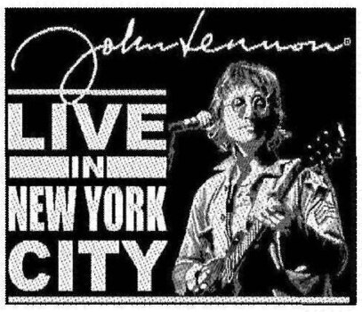 Patch / Badge John Lennon Live in New York City Iron-On Patch - 1