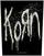 Кръпка / значка Korn Splatter Logo Кръпка за пришиване