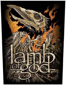 Закрпа / Значка Lamb Of God Omens Закрпа за шивање - 1