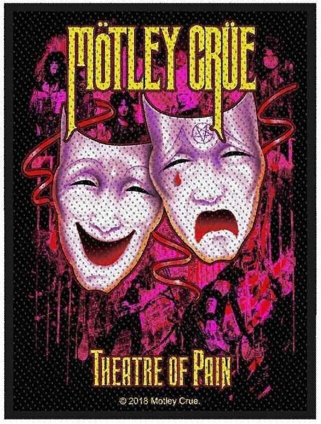 Naszywka / Odznaka Motley Crue Theatre of Pain Naszywka
