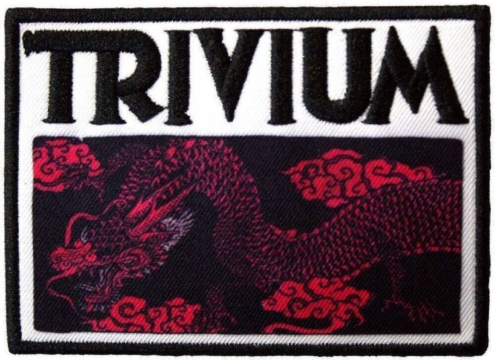 Patch / merkki Trivium Deadmen & Dragons Silhouette Sew-On Patch