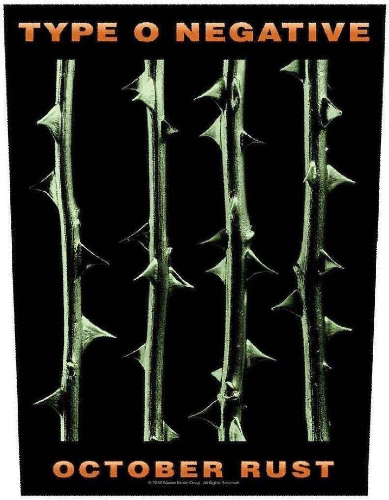 Patch / Badge Type O Negative October Rust Sy-på patch