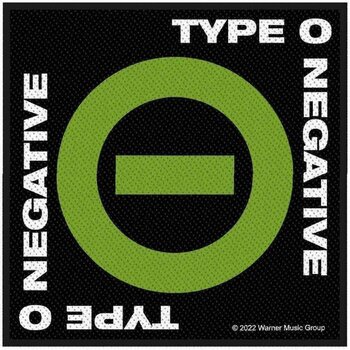 Закрпа / Значка Type O Negative Negative Symbol Закрпа за шивање - 1