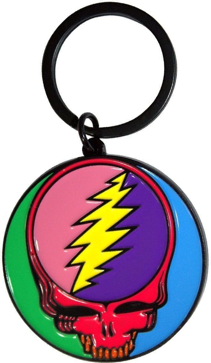 Zawieszka do muzyki Grateful Dead Multicoloured Steal Your Face Brelok do kluczy