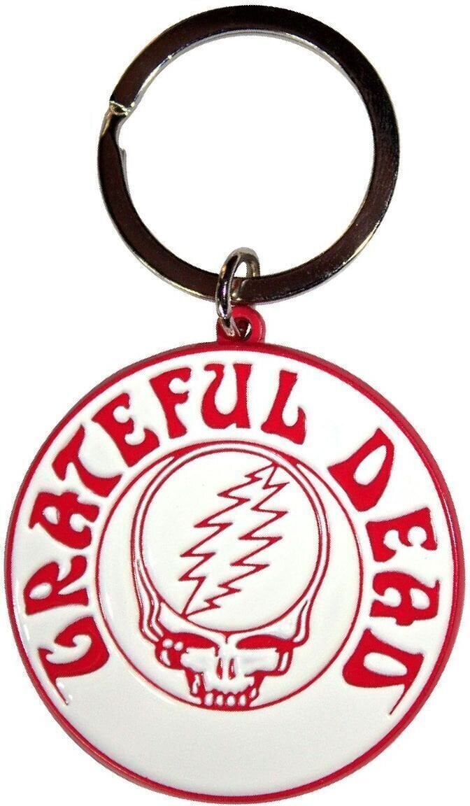 Zawieszka do muzyki Grateful Dead Steal Your Face Mono Red Brelok do kluczy