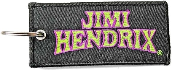 Zenei medál Jimi Hendrix Arched Logo Kulcstartó - 1