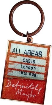 Musikanhänger Oasis Definitely Maybe AAA Setlist Schlüsselanhänger - 1