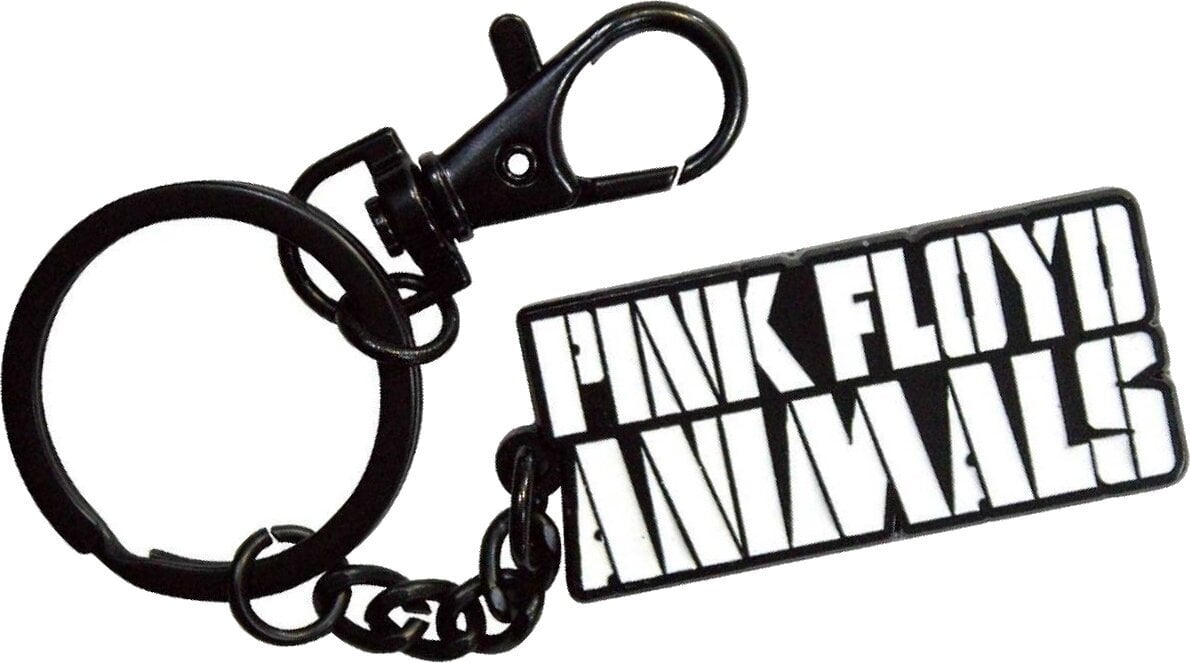 Pink Floyd Animals Mono Text Logo Kľúčenka