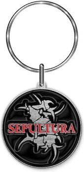 Hudební přívěsek Sepultura Logo & Tribal S Klíčenka - 1