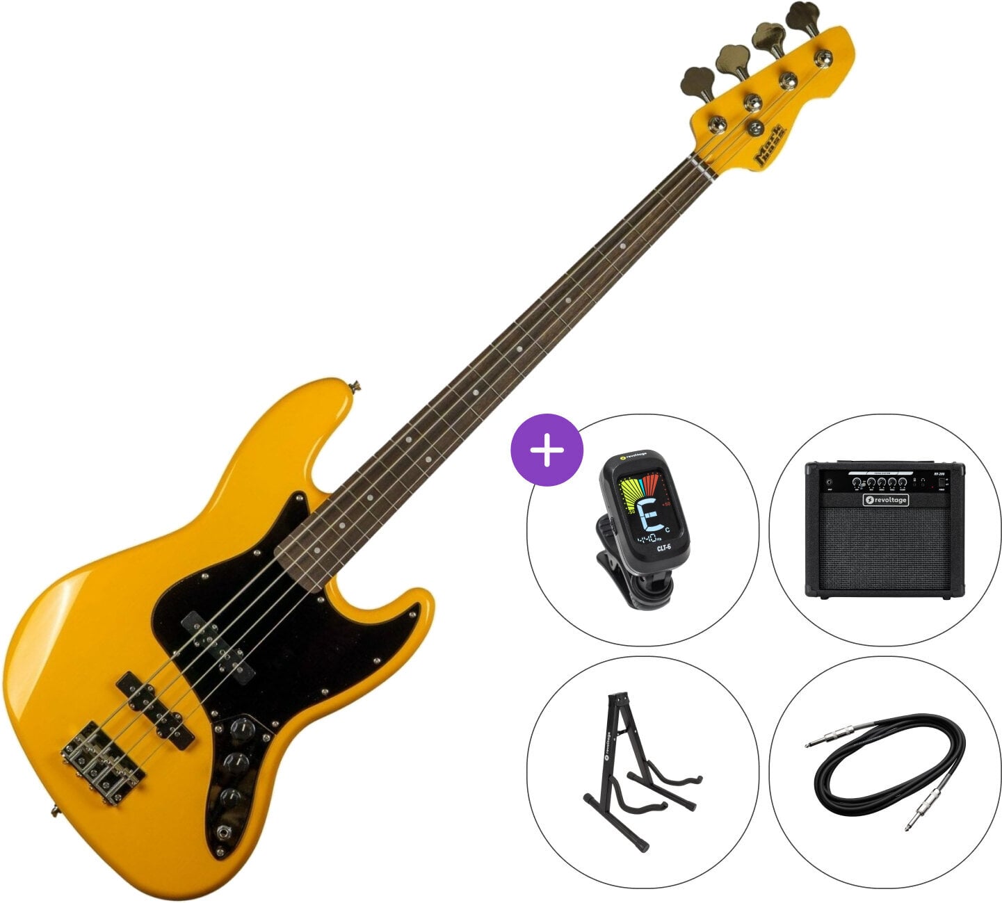 Električna bas gitara Markbass Yellow JB SET Električna bas gitara