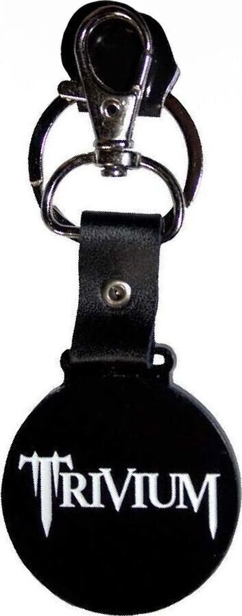 Pandantiv muzical Trivium Classic Logo Mono Circle Breloc