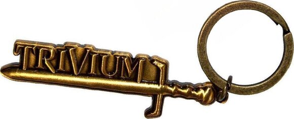 Hudební přívěsek Trivium Gold Sword Klíčenka - 1