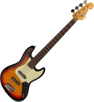 5-strenget basguitar SX SJB62/5 3-Tone Sunburst 5-strenget basguitar - 1