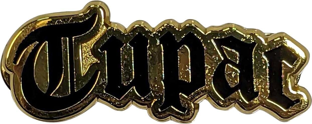 Кръпка / значка 2Pac Logo Gold Значка 50 mm