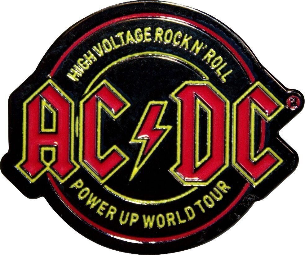 Patch / Badge AC/DC High Voltage Rock N Roll PWR-UP World Tour Märke
