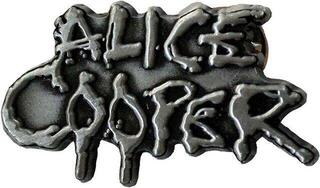 Кръпка / значка Alice Cooper Dripping Logo Silver Значка 38 x 23 mm