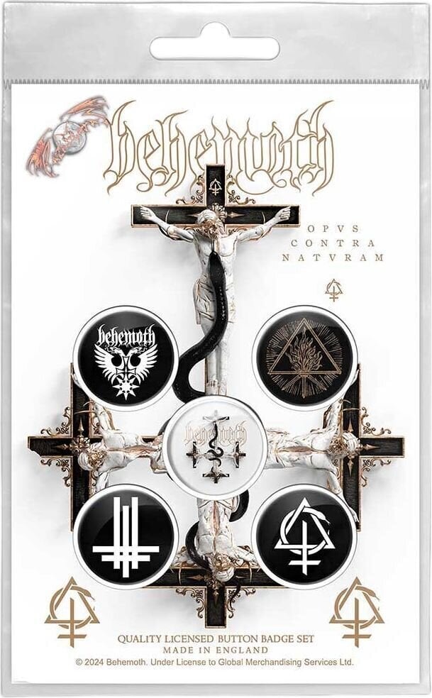 Patch / Badge Behemoth Opvs Contra Natvram Badge 25 mm