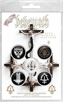 Patch / Badge Behemoth Opvs Contra Natvram Badge 25 mm - 1