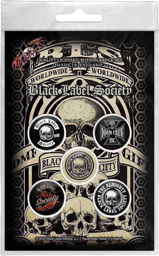 Patch / Badge Black Label Society Worldwide Badge 25 mm