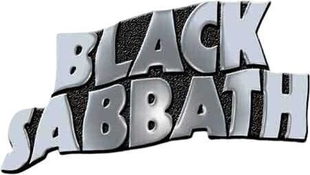 Patch / Badge Black Sabbath Wavy Logo Badge 30 x 15 mm - 1