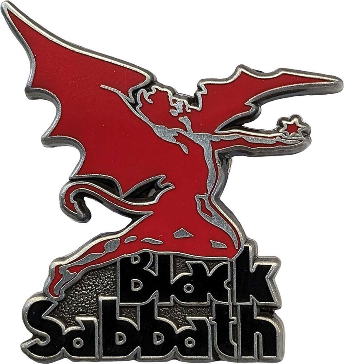 Nášivka / Odznak Black Sabbath Logo & Daemon Odznak 30 x 32 mm