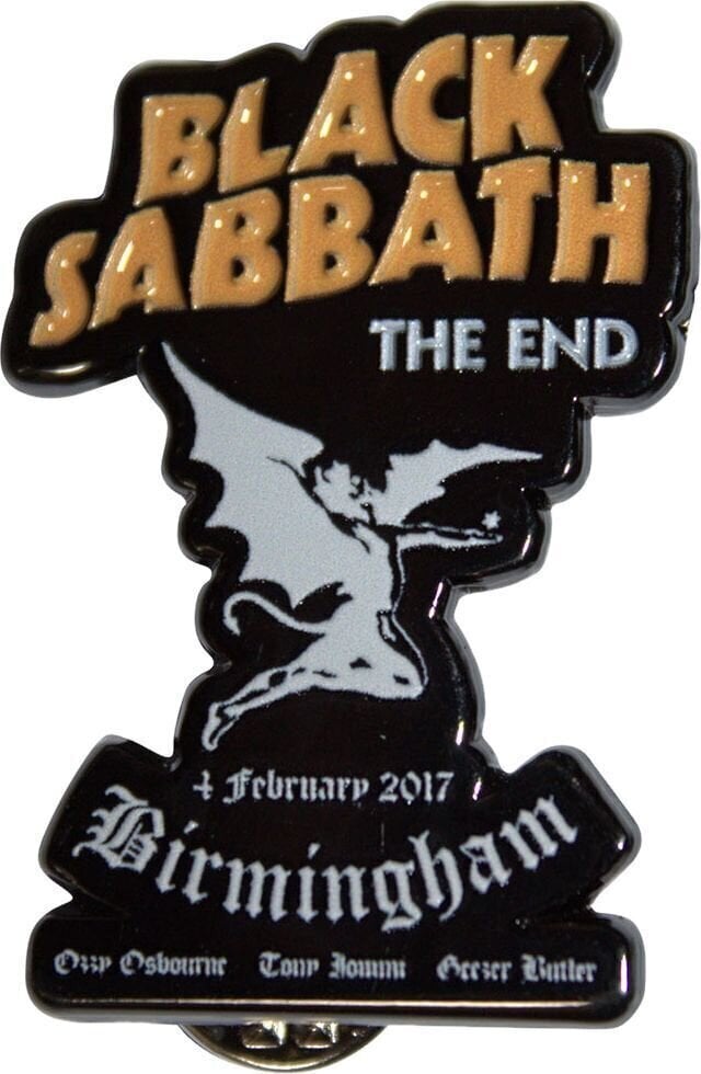 Naszywka / Odznaka Black Sabbath The End Odznaka 40 mm